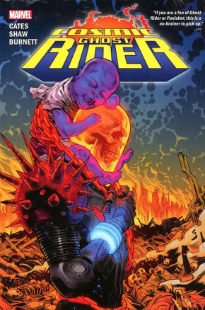 COSMIC GHOST RIDER OMNIBUS VOLUME 1 HARDCOVER DM VARIANT NOTE: TORN SPINE AND DINK