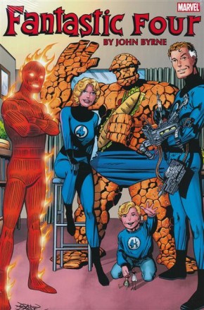 FANTASTIC FOUR BY JOHN BYRNE OMNIBUS VOLUME 1 HARDCOVER BYRNE PIN-UP DM VARIANT COVER