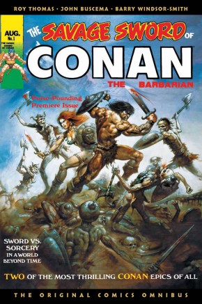 SAVAGE SWORD OF CONAN THE ORIGINAL COMICS OMNIBUS VOLUME 1 HARDCOVER BORIS VALLEJO COVER