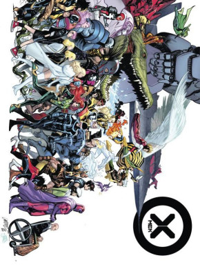 FALL OF THE HOUSE OF X RISE POWERS OF X OMNIBUS HARDCOVER PEPE LARRAZ DM VARIANT COVER