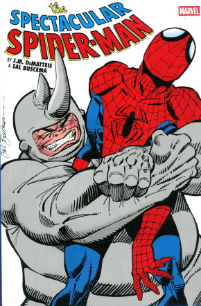SPECTACULAR SPIDER-MAN BY DEMATTEIS AND BUSCEMA OMNIBUS RHINO DM VARIANT COVER