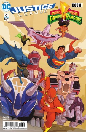 JUSTICE LEAGUE POWER RANGERS #6 