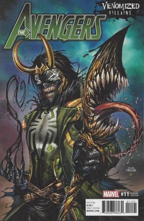 AVENGERS #11 (2016 SERIES) KIRKHAM VENOMIZED LOKI VARIANT 