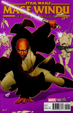 STAR WARS JEDI REPUBLIC MACE WINDU #2 NAKAYAMA 1 IN 25 INCENTIVE VARIANT 