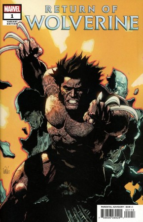 RETURN OF WOLVERINE #1  YU 1 IN 25 INCENTIVE VARIANT 