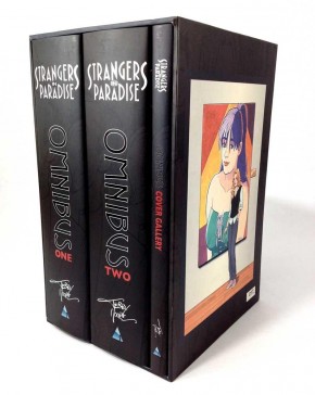 STRANGERS IN PARADISE OMNIBUS LIMITED SIGNED BOOKPLATE EDITION HARDCOVER SET