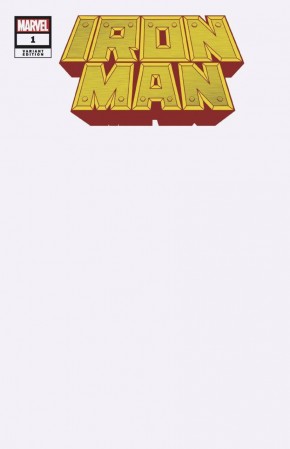 IRON MAN #1 (2020 SERIES) BLANK VARIANT