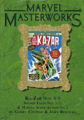 MARVEL MASTERWORKS KA-ZAR VOLUME 3 DM VARIANT HARDCOVER