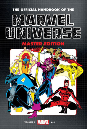 OFFICIAL HANDBOOK OF THE MARVEL UNIVERSE MASTER EDITION OMNIBUS VOLUME 1 HARDCOVER