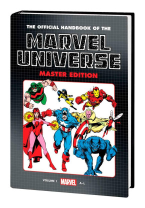 OFFICIAL HANDBOOK OF THE MARVEL UNIVERSE MASTER EDITION OMNIBUS VOLUME 1 HARDCOVER DM VARIANT