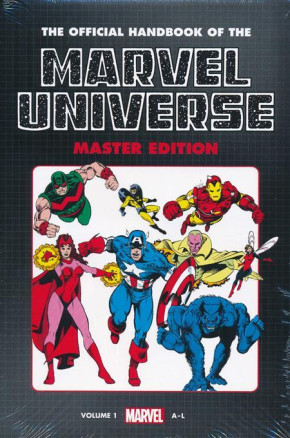OFFICIAL HANDBOOK OF THE MARVEL UNIVERSE MASTER EDITION OMNIBUS VOLUME 1 HARDCOVER DM VARIANT
