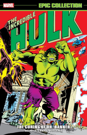 INCREDIBLE HULK EPIC COLLECTION THE CURING OF DR BANNER GRAPHIC NOVEL