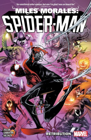 MILES MORALES SPIDER-MAN BY CODY ZIGLAR VOLUME 4 RETRIBUTION GRAPHIC NOVEL
