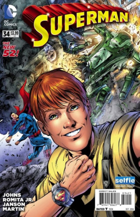 SUPERMAN #34 (2011 SERIES)  DCU SELFIE VARIANT