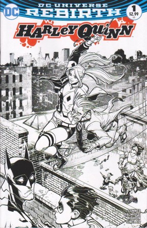 HARLEY QUINN VOLUME 3 #1 COMIC CENTRAL SKETCH VARIANT EDITION