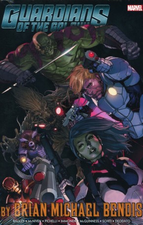 GUARDIANS OF THE GALAXY BY BENDIS OMNIBUS VOLUME 1 HARDCOVER LEINIL FRANCIS YU COVER