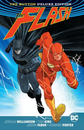 BATMAN FLASH THE BUTTON DELUXE INTERNATIONAL EDITION HARDCOVER