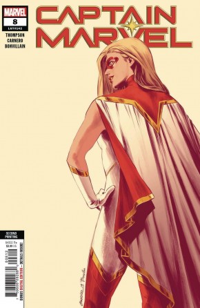 CAPTAIN MARVEL #8 (2019 SERIES) 2ND PRINTING CARNERO SPOILER VARIANT