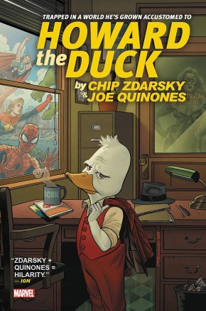 HOWARD THE DUCK ZDARSKY QUINONES OMNIBUS HARDCOVER QUINONES COVER