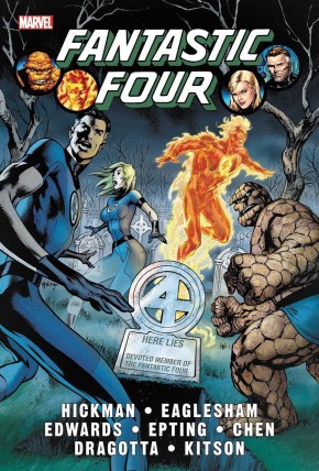 FANTASTIC FOUR BY JONATHAN HICKMAN OMNIBUS VOLUME 1 HARDCOVER ALAN DAVIS 1ST ISSUE COVER
