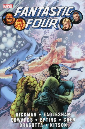 FANTASTIC FOUR BY JONATHAN HICKMAN OMNIBUS VOLUME 1 HARDCOVER ALAN DAVIS DM FINAL ISSUE COVER