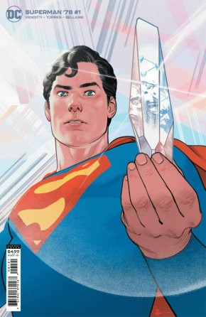 SUPERMAN 78 #1 EVAN DOC SHANER CARD STOCK VARIANT