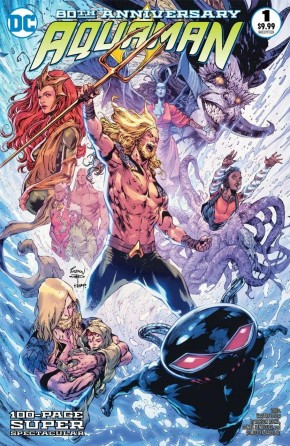 AQUAMAN 80TH ANNIVERSARY 100-PAGE SUPER SPECTACULAR #1 COVER I ROBSON ROCHA 2010S