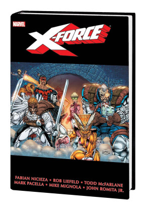 X-FORCE OMNIBUS VOLUME 1 HARDCOVER ROB LIEFELD COVER
