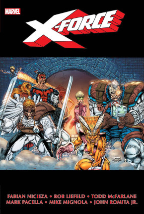 X-FORCE OMNIBUS VOLUME 1 HARDCOVER ROB LIEFELD COVER
