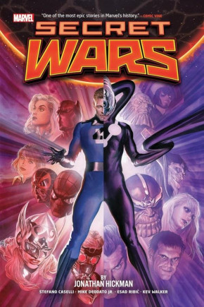 SECRET WARS BY JONATHAN HICKMAN OMNIBUS HARDCOVER ALEX ROSS COVER
