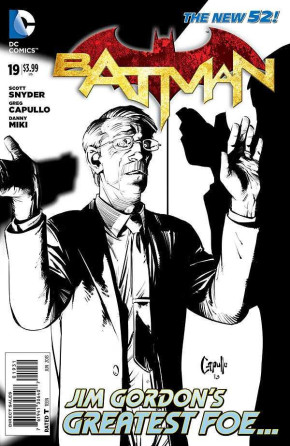 BATMAN #19 CAPULLO BLACK AND WHITE 1 IN 100 INCENTIVE VARIANT