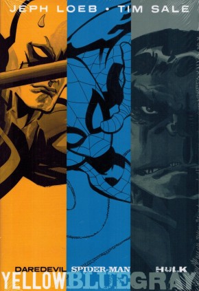 JEPH LOEB AND TIM SALE YELLOW BLUE AND GRAY HARDCOVER