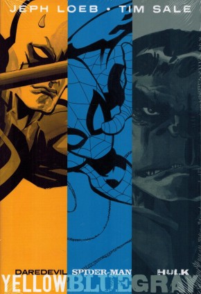 JEPH LOEB AND TIM SALE YELLOW BLUE AND GRAY HARDCOVER