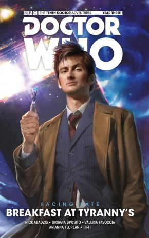 DOCTOR WHO 10TH DOCTOR FACING FATE VOLUME 1 BREAKFAST AT TYRANNYS HARDCOVER 