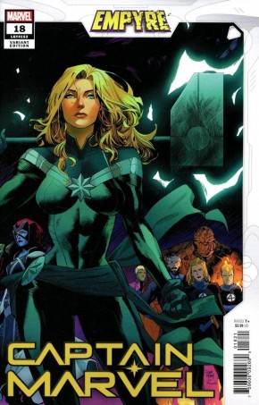 CAPTAIN MARVEL #18 (2019 SERIES) MORA EMPYRE VARIANT 1ST APPEARANCE OF LAURIE-ELL