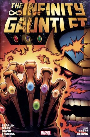 INFINITY GAUNTLET OMNIBUS HARDCOVER JIM STARLIN DM VARIANT COVER