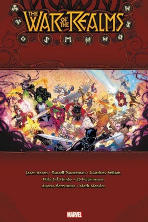 WAR OF THE REALMS OMNIBUS HARDCOVER RUSSELL DAUTERMAN COVER