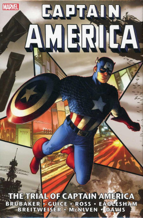 CAPTAIN AMERICA THE TRIAL OF CAPTAIN AMERICA OMNIBUS HARDCOVER STEVE MCNIVEN DM VARIANT COVER