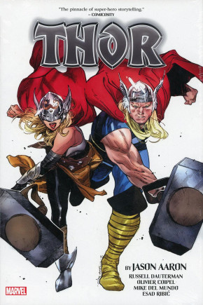 THOR BY JASON AARON OMNIBUS VOLUME 2 HARDCOVER OLIVIER COIPEL DM VARIANT COVER