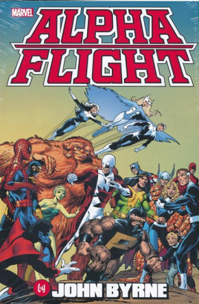 ALPHA FLIGHT BY JOHN BYRNE OMNIBUS HARDCOVER JOHN BYRNE COVER