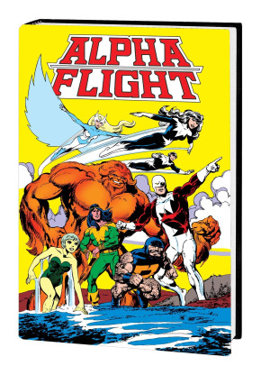 ALPHA FLIGHT BY JOHN BYRNE OMNIBUS HARDCOVER JOHN BYRNE DM VARIANT COVER