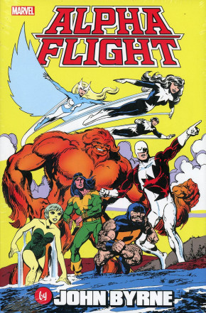 ALPHA FLIGHT BY JOHN BYRNE OMNIBUS HARDCOVER JOHN BYRNE DM VARIANT COVER