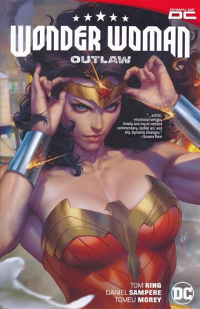 WONDER WOMAN VOLUME 1 OUTLAW GRAPHIC NOVEL STANLEY ARTGERM LAU DM VARIANT COVER