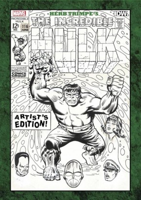 HERB TRIMPE INCREDIBLE HULK ARTIST EDITION HARDCOVER