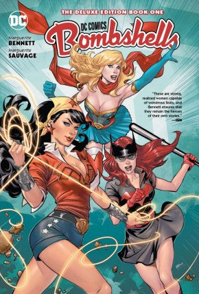 DC BOMBSHELLS THE DELUXE EDITION BOOK 1 HARDCOVER