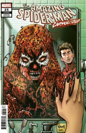 AMAZING SPIDER-MAN #25 (2018 SERIES) NAUCK CARNAGE-IZED VARIANT