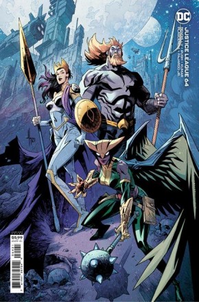 JUSTICE LEAGUE #64 (2018 SERIES) JASON HOWARD CARD STOCK VARIANT