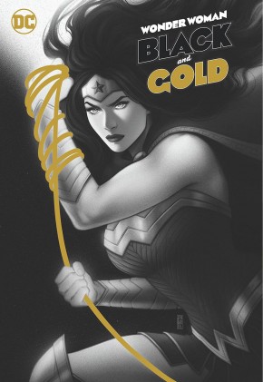 WONDER WOMAN BLACK AND GOLD HARDCOVER