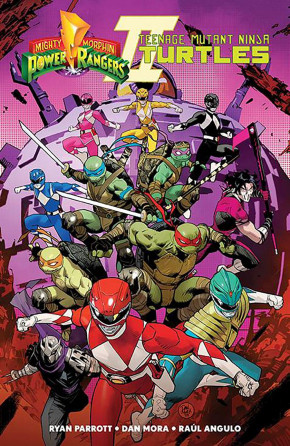 POWER RANGERS TEENAGE MUTANT NINJA TURTLES VOLUME 2 GRAPHIC NOVEL