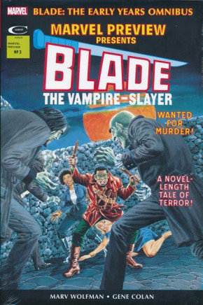 BLADE THE EARLY YEARS OMNIBUS HARDCOVER GRAY MORROW DM VARIANT COVER